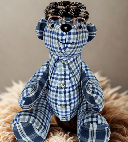 Keepsake Memory Bear (Calico - Button Jointed) - Image 4