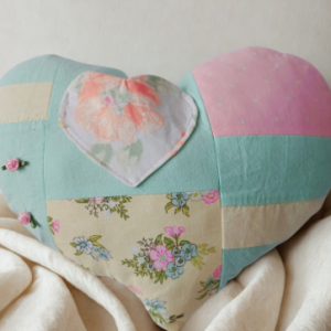 Keepsake Heart Cushion