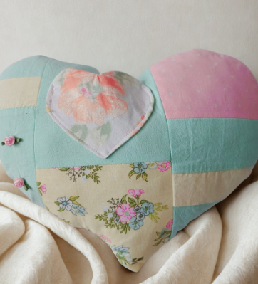 Keepsake Heart Cushion