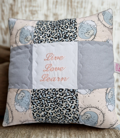 Keepsake Patchwork Cushion - Image 2