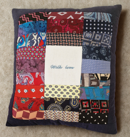Patchwork Memory Cushion