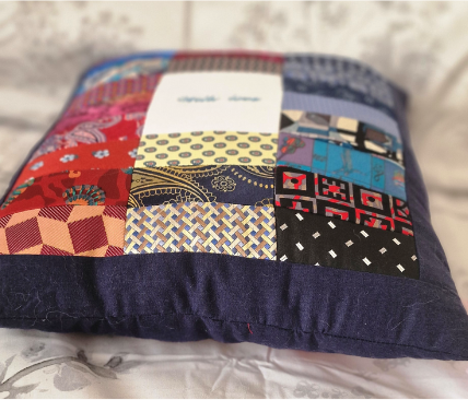 Patchwork Memory Cushion - Image 3